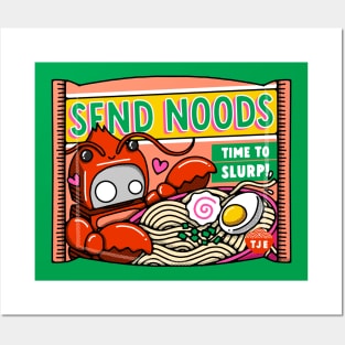 Instant Noodle Shrimp Flavour Posters and Art